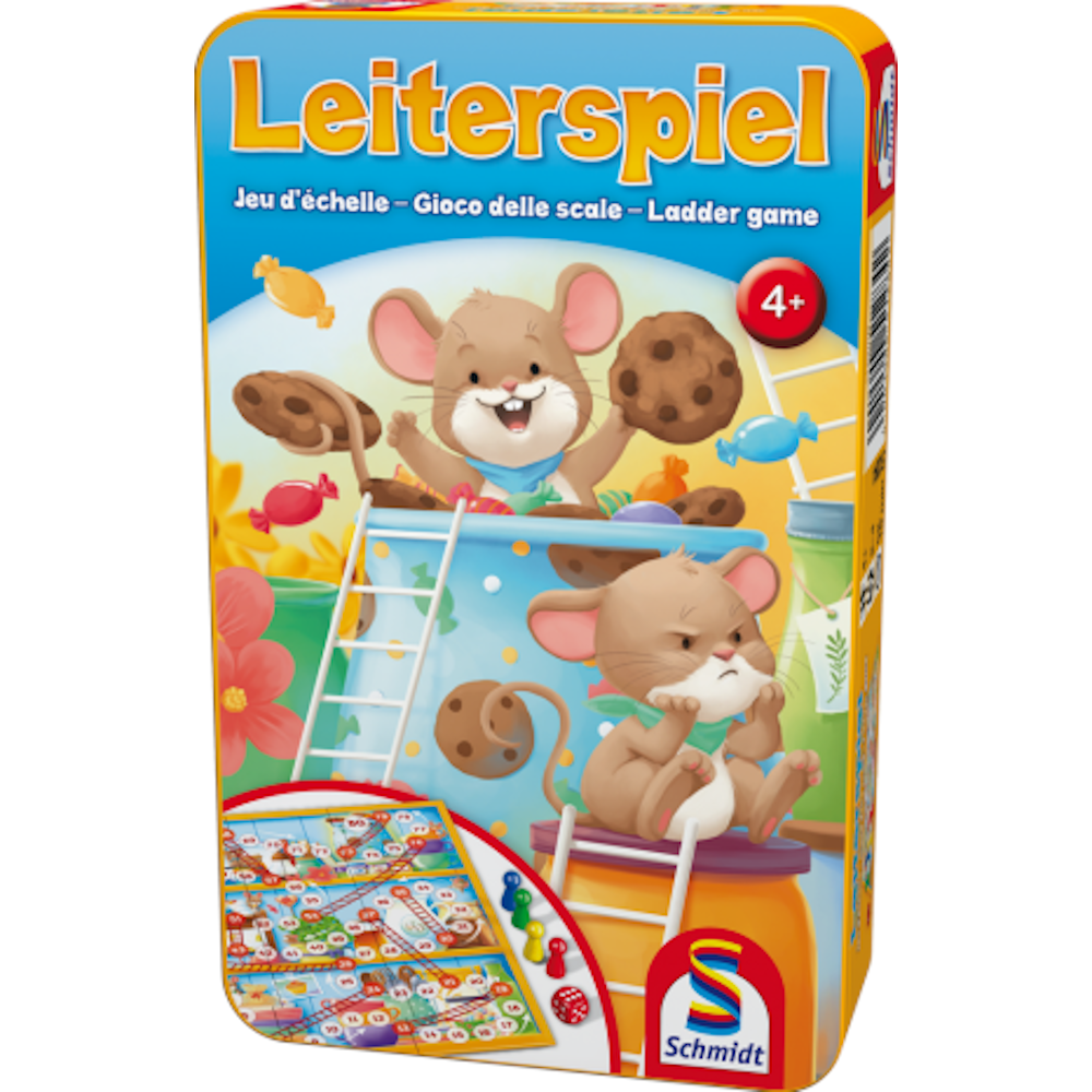 Leiterspiel (Bring-mich-mit-Spiel in der Metalldose)