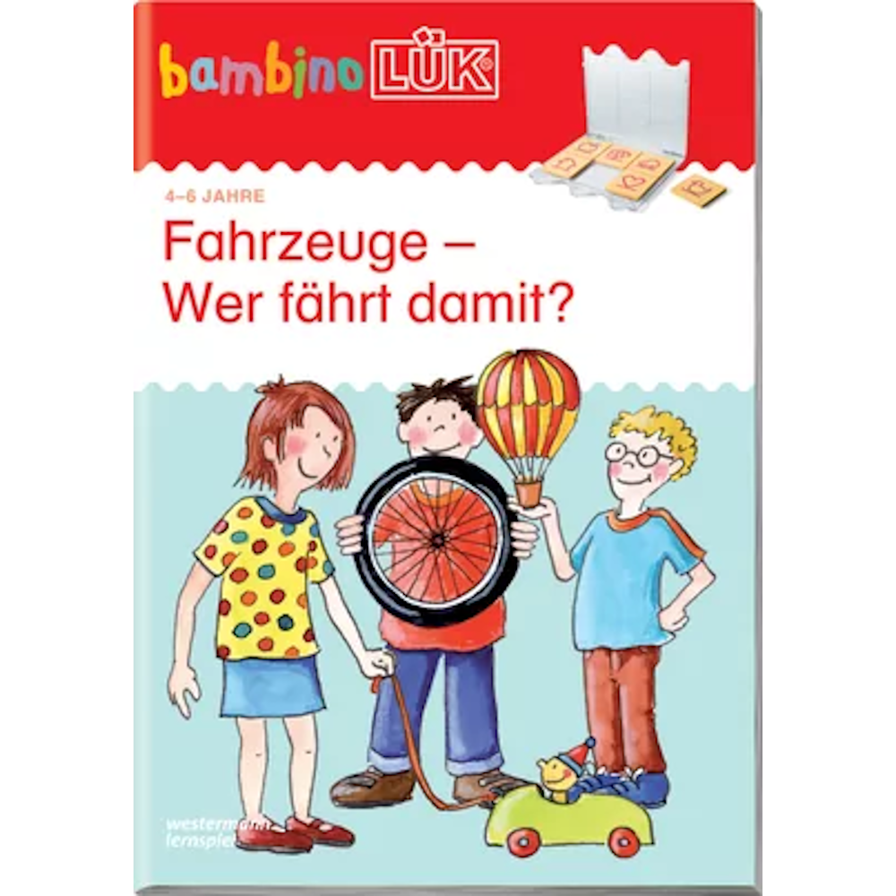 bambinoLÜK 4/5/6 Jahre - Vorschule Fahrzeuge - Wer fährt damit?