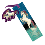 TapirElla Glitter-Lesezeichen Einhorn Lunabelle
