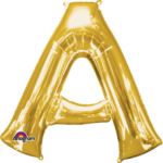 SuperShape Buchstabe A Gold Folienballon 86 cm
