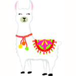 Folienballon Lama 114 cm