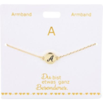 Namensarmband - A (gold)