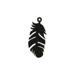 Namensarmband - Feder (Symbol)