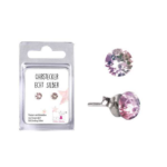 Ohrstecker Silber violet