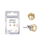 Ohrstecker Silber light peach