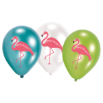 6 Latexballoons Flamingo Paradise