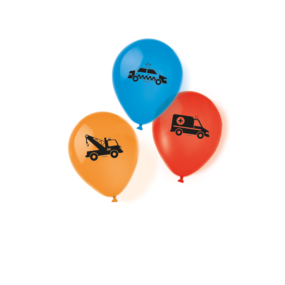 6 Latex Ballons On the Road