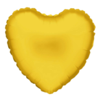 Folienballon Herz gold