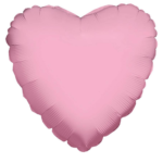 Folienballon Herz rosa
