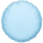 Folienballon Rund hellblau