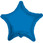 Folienballon Stern blau