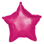 Folienballon Stern magenta