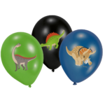 6 Latexballons Happy Dinosaur