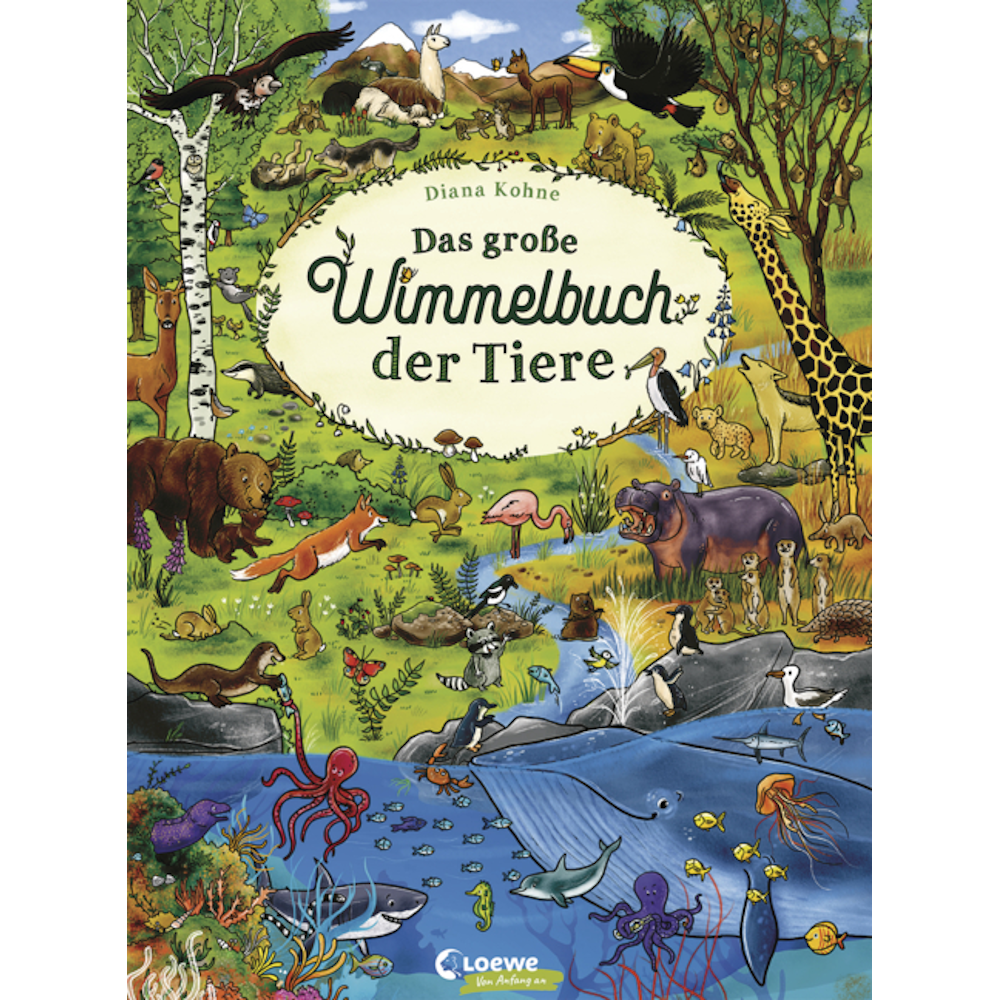 Das große Wimmelbuch der Tiere