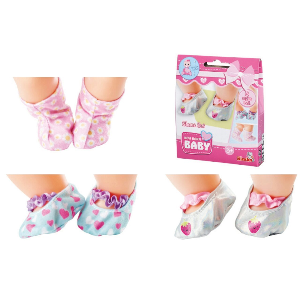 New Born Baby Schuhset (3 Paar)
