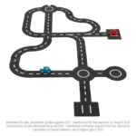 Goki Spielstraße mit 2 Fahrzeugen