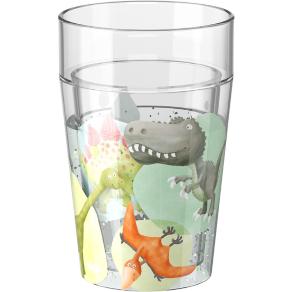 Haba Glitzerbecher Dinos