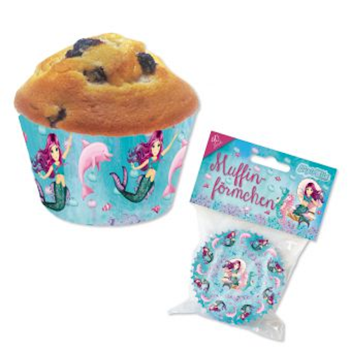 TapirElla Muffinförmchen Meerjungfrau Coralie, 40-tlg.