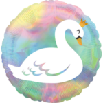 Standard Iridescent Pastel Schwan Folienballon