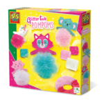 SES Glitter Tule Pompoms