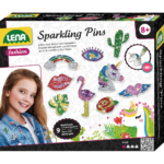 Lena Metal Sparkling Pin