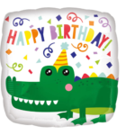 Standard Kroko Geburtstag Folienballon