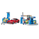 BRUDER 62111 bworld Tankstelle mit Waschplatz