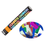 Konfettikanone mehrfarbig Papier / Folie 30 cm