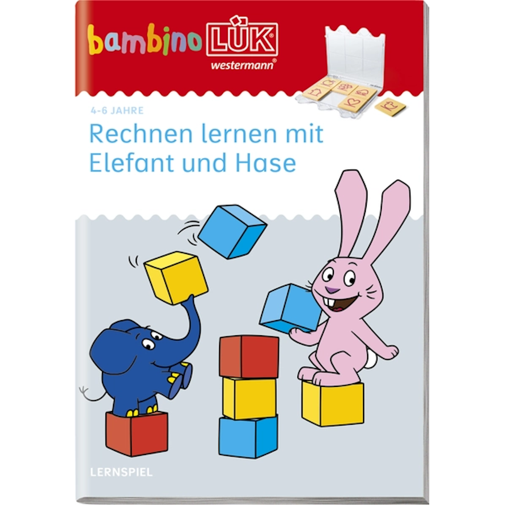 bambinoLÜK 4/5/6 Jahre - Vorschule Rechnen lernen mit Elefant und Hase