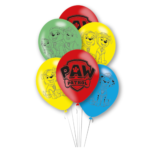 6 Latex Ballons Paw Patrol 2022 27,5 cm / 11"