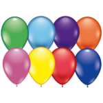 8 Ballons sortiert