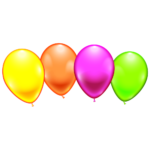 8 Neonballons