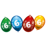 8 Ballons "6"