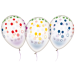 15 Ballons "Konfetti"