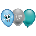 6 Ballons Happy Dog/Balloons