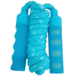 Best Sporting Springseil mit Softgriffen,  400 cm, blau,