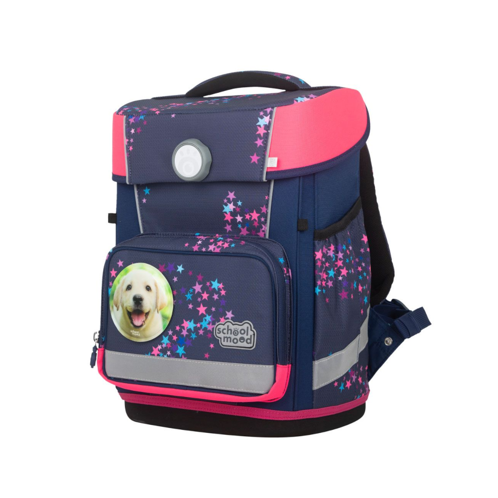 School Mood Champion Leni (Hund), 7-tlg. Schulranzenset