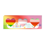 Moses Regenbogen Herz Radierer Set