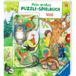 Mein großes Puzzle-Spielbuch: Wald