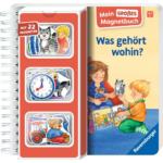 Mein großes Magnetbuch: Was gehört wohin?