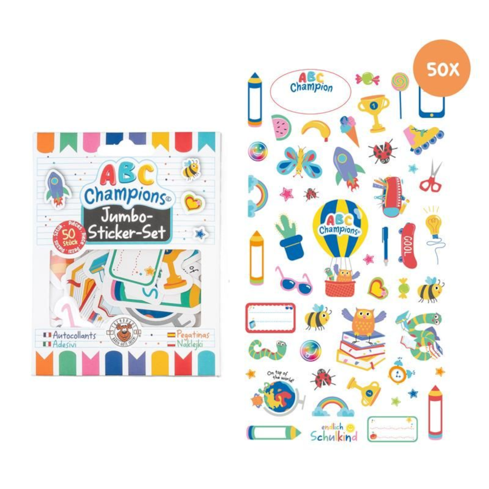 Trend ABC CHAMPIONS JUMBO-STICKER-SET 50-TEILIG