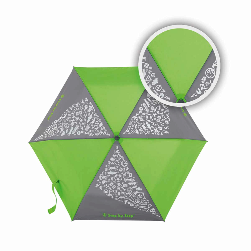 Step by Step Doppler Regenschirm "Neon Green"