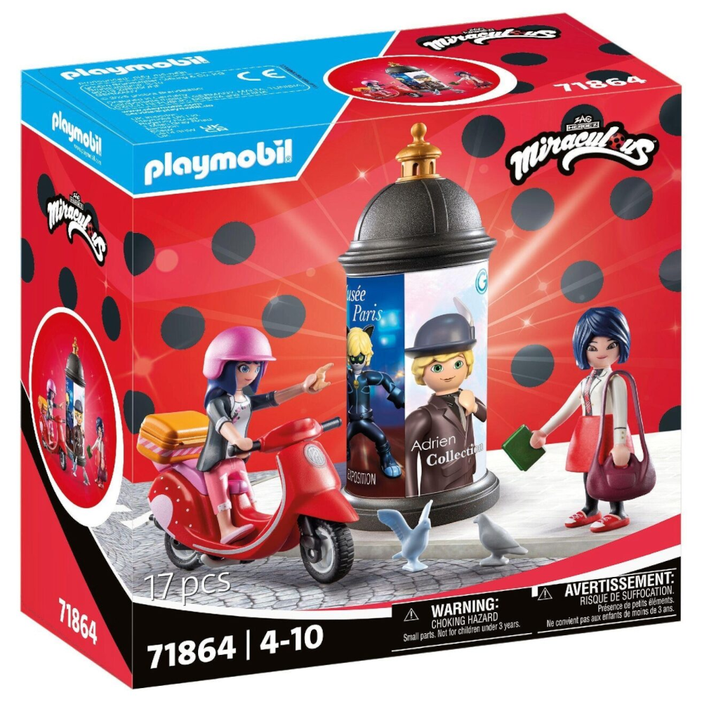 PLAYMOBIL 71864 Miraculous: Rollerfahrt durch Paris