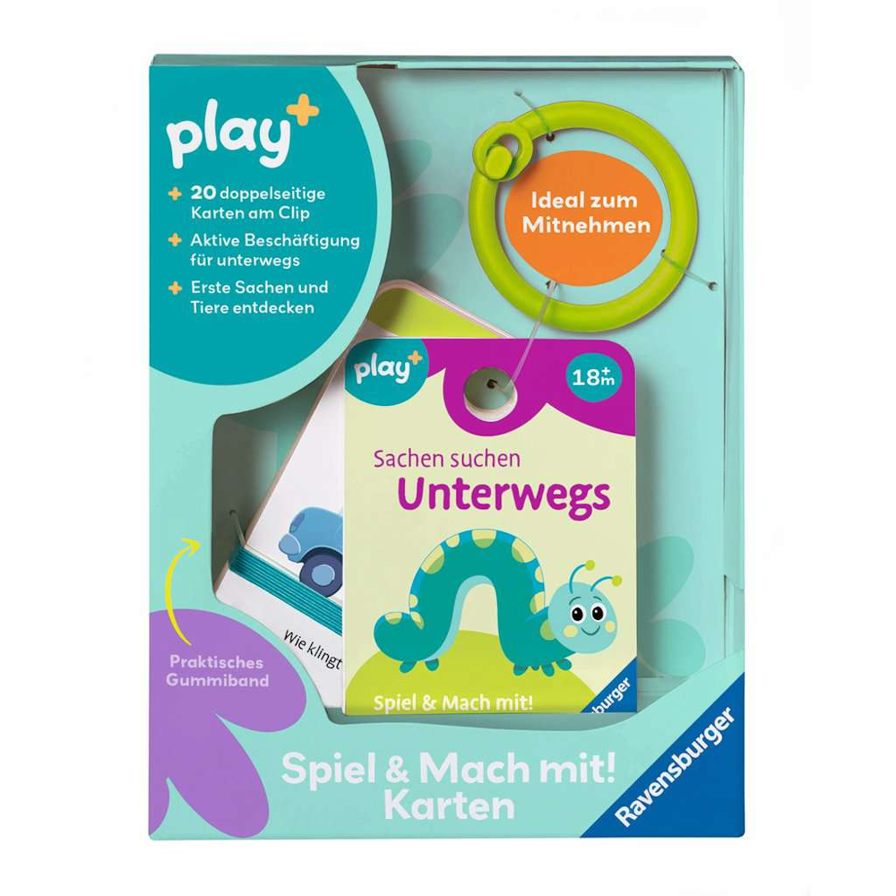 Play+ Spiel & Mach mit! Karten: Sachen suchen: Unterwegs