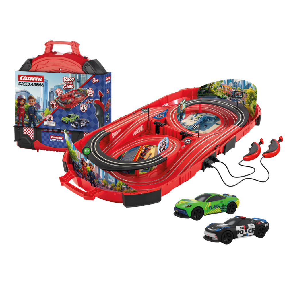CARRERA 20016001 1:50 Carrera Speed Arena Set "to Go" Police Chase