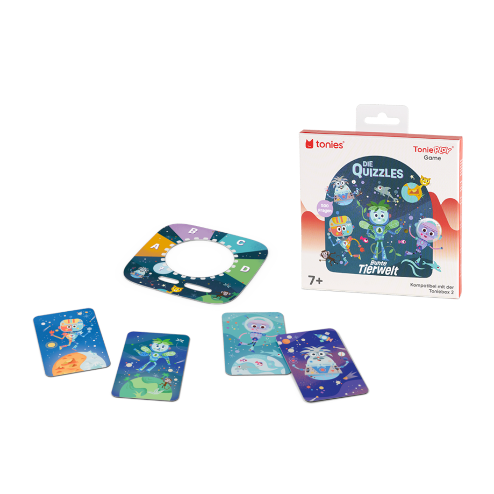 tonies® 11002901 ToniePlay Die Quizzles: Bunte Tierwelt