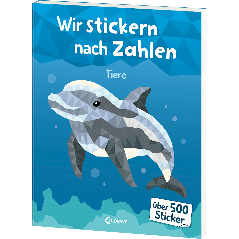 Wir stickern nach Zahlen - Tiere