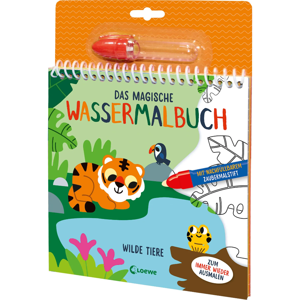 Das magische Wassermalbuch - Wilde Tiere