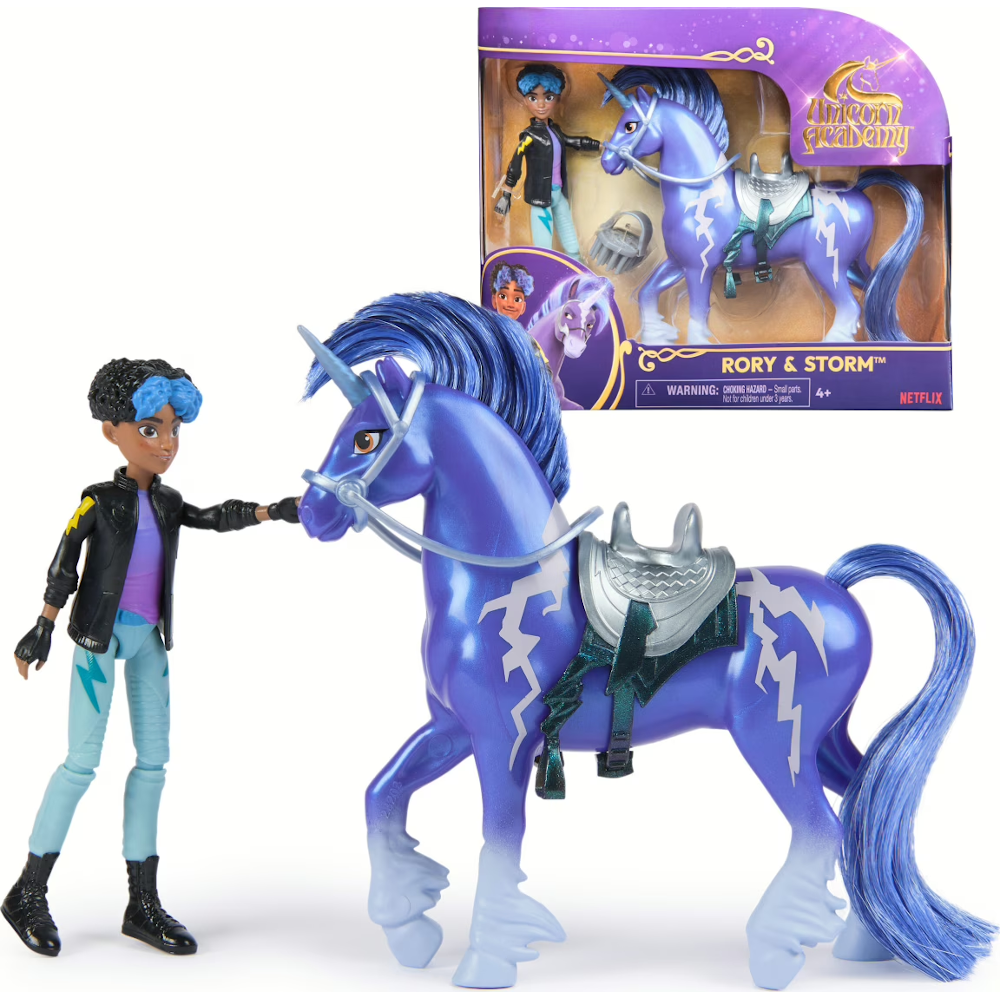 Unicorn Academy Small Doll & Unicorn Rory & Storm