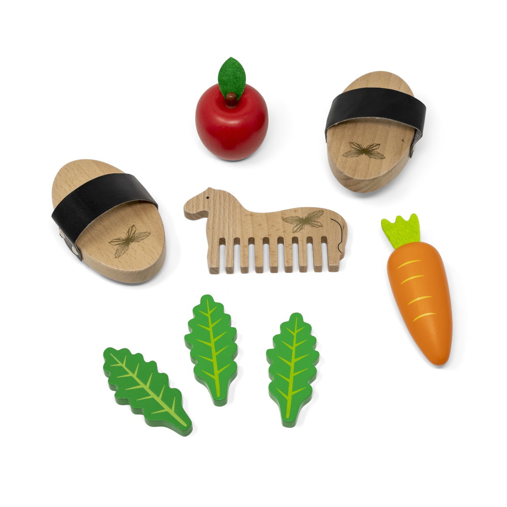 HOBBY HORSE CARE SET, 8 PARTS